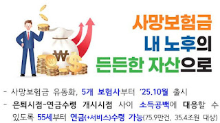 출처:금융위원회 사망보험금 연금처럼 받는 방법1