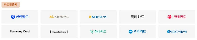 후불 기후동행카드 발급 카드사