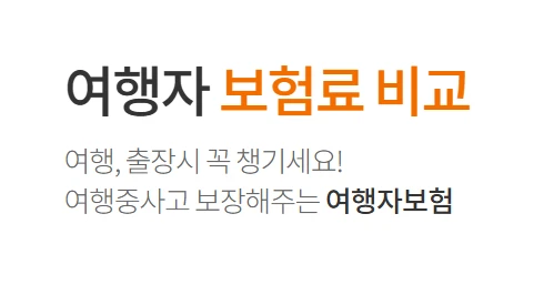 여행자보험안내