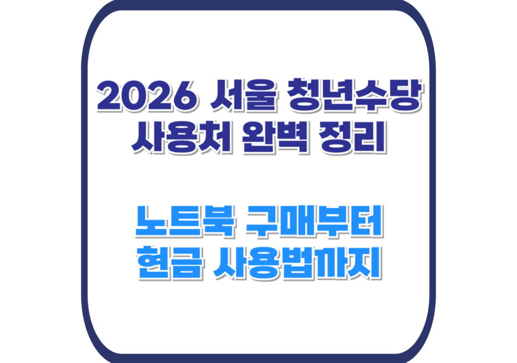 청년수당-사용처
