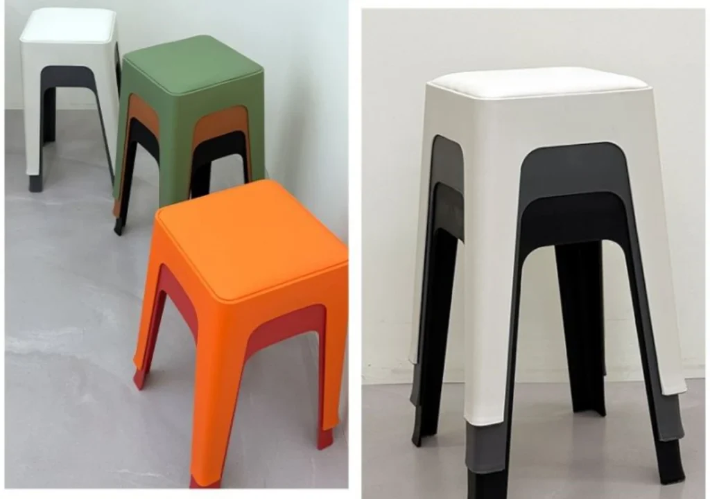 사각-쿠션-스툴-적재