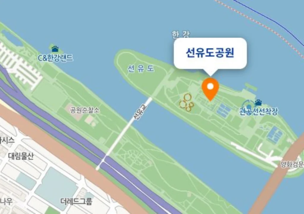 선유도공원-지도